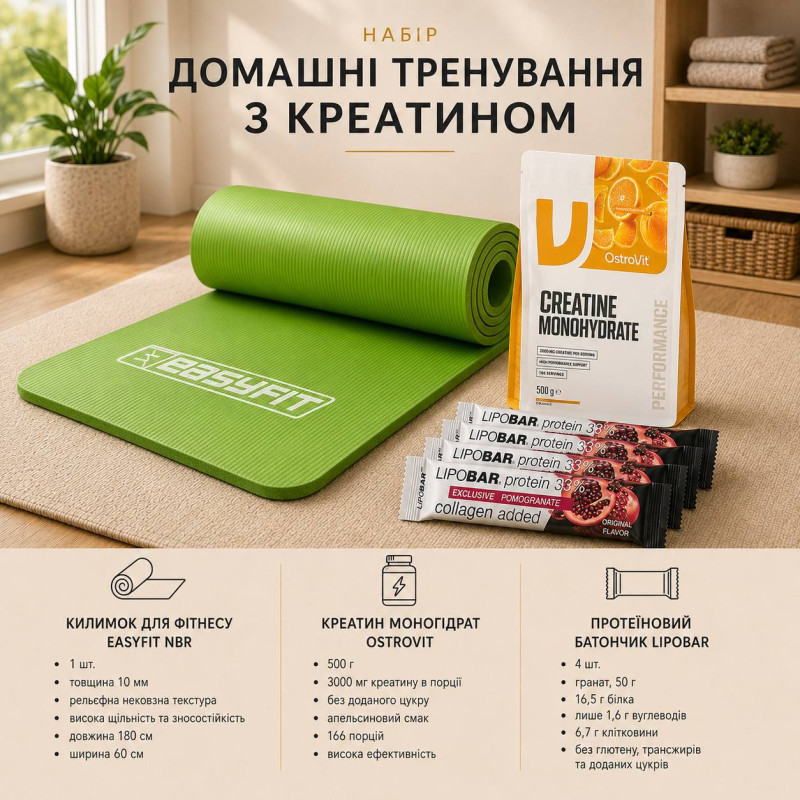 Набір «Домашні тренування з креатином»